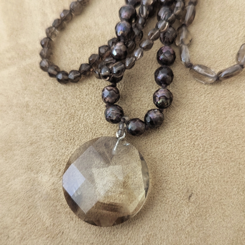 multi strand necklace